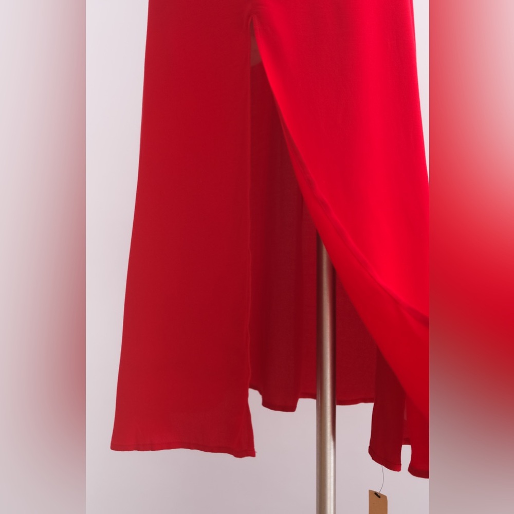 Reformation Baxley Dress in Cherry • US 4 • NWT - Picture 9 of 13